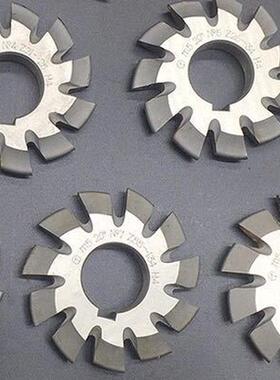 直齿轮铣刀1-m31-8号mM11-820高°速钢形铣刀盘正齿齿轮铣刀