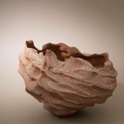 现代简约创手工花器酒店民宿样板房意售JHI装楼处艺术瓶花摆件饰