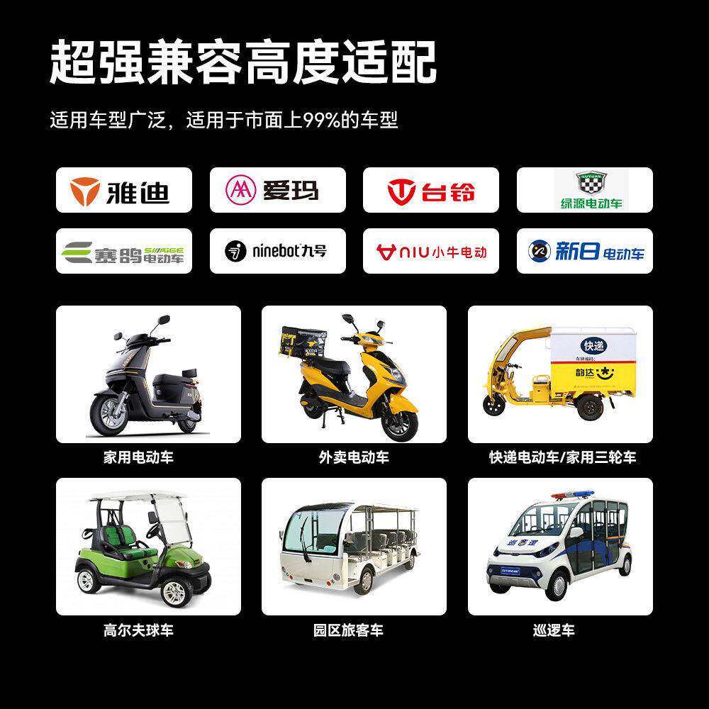 原装960国标48v锂电池磷酸铁包锂两轮电动新车60全伏电瓶一件邮