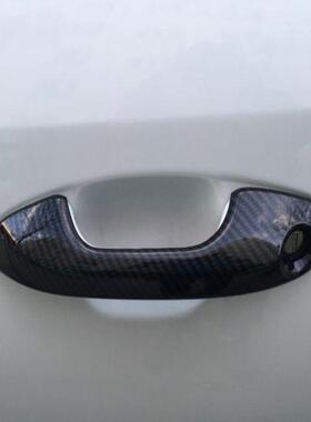 适用于l起亚KiaRio4X-ine2017-手202款拉78614手碳纤0纹外把门碗