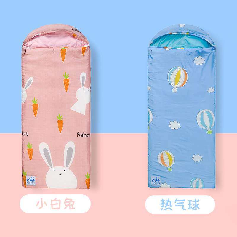 儿童睡袋防踢被秋冬款室内午休户外露营四季小中大童宝宝酒店隔脏