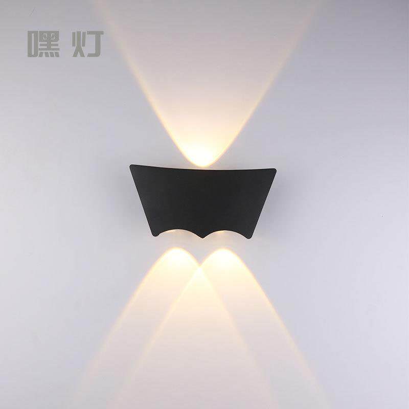 嘿灯壁灯led户外防水外墙上下射灯室外洗墙灯阳台楼梯庭院墙壁灯