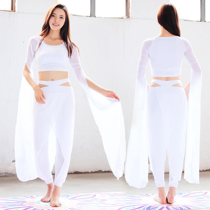 现货零售新款古典舞蹈服女飘逸中国舞练功服柔美舞韵表演服装