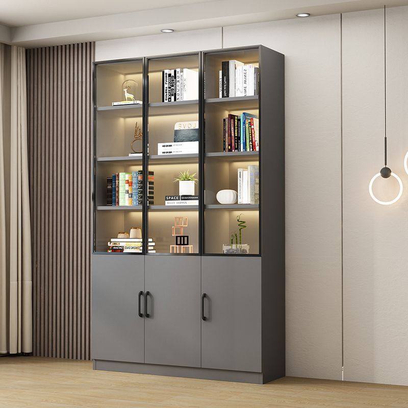 书柜家用防尘双开门玻璃展示柜多层办公室文件柜屏风隔断客厅遮挡,住宅家具,组合书柜,淘宝优惠券,粉丝福利购,淘宝优惠卷
