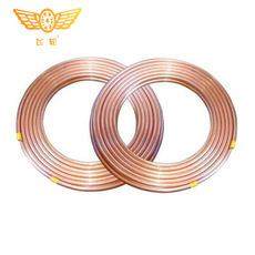 上海飞轮蚊香盘管紫铜管脱脂R410A空调铜管TP2铜管制冷紫铜管现货