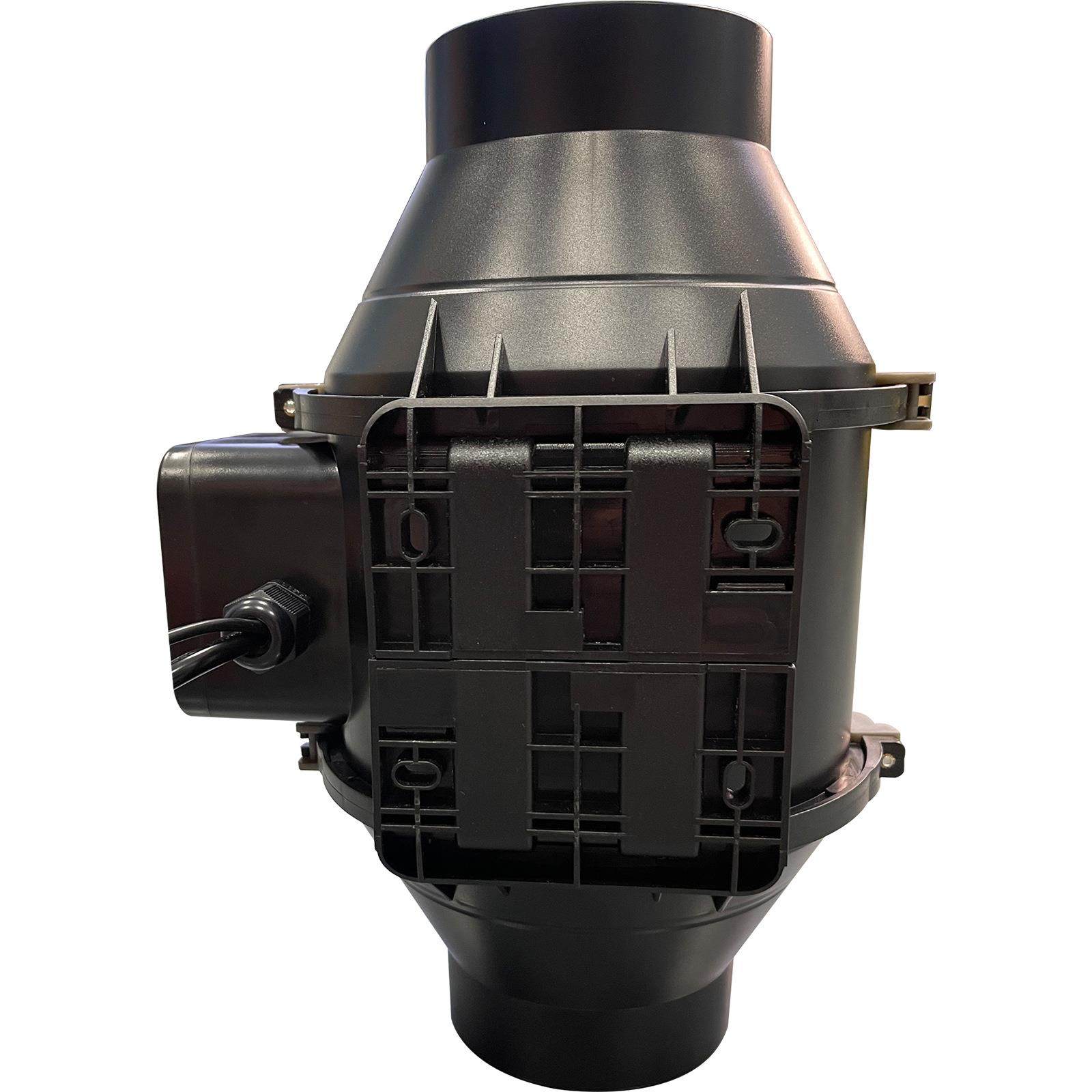 EC100mm4寸帐篷种植水培种植家用通风增压斜流风机内联管道风机