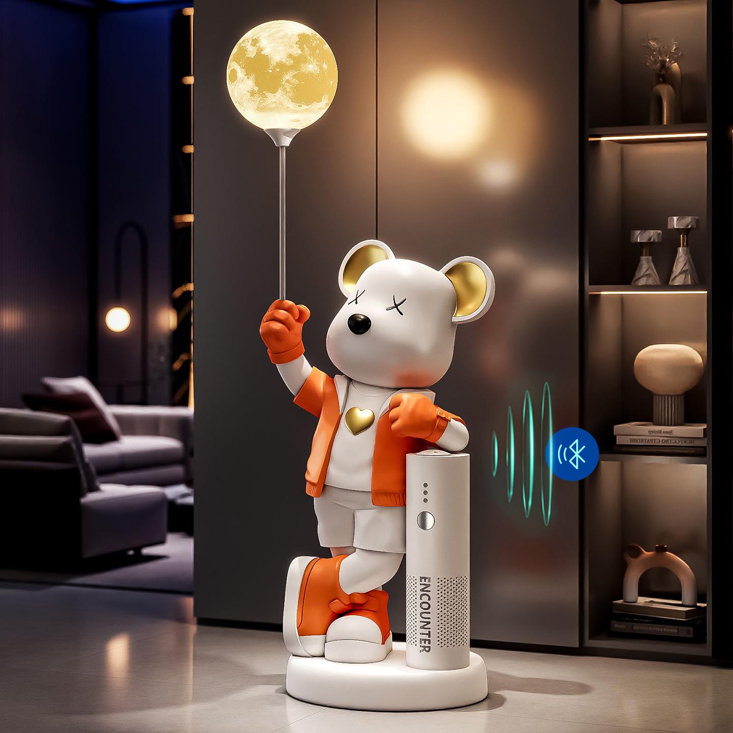 暴力客摆厅新件大型落地AKX新家乔迁居礼物实用送朋友存钱罐高熊