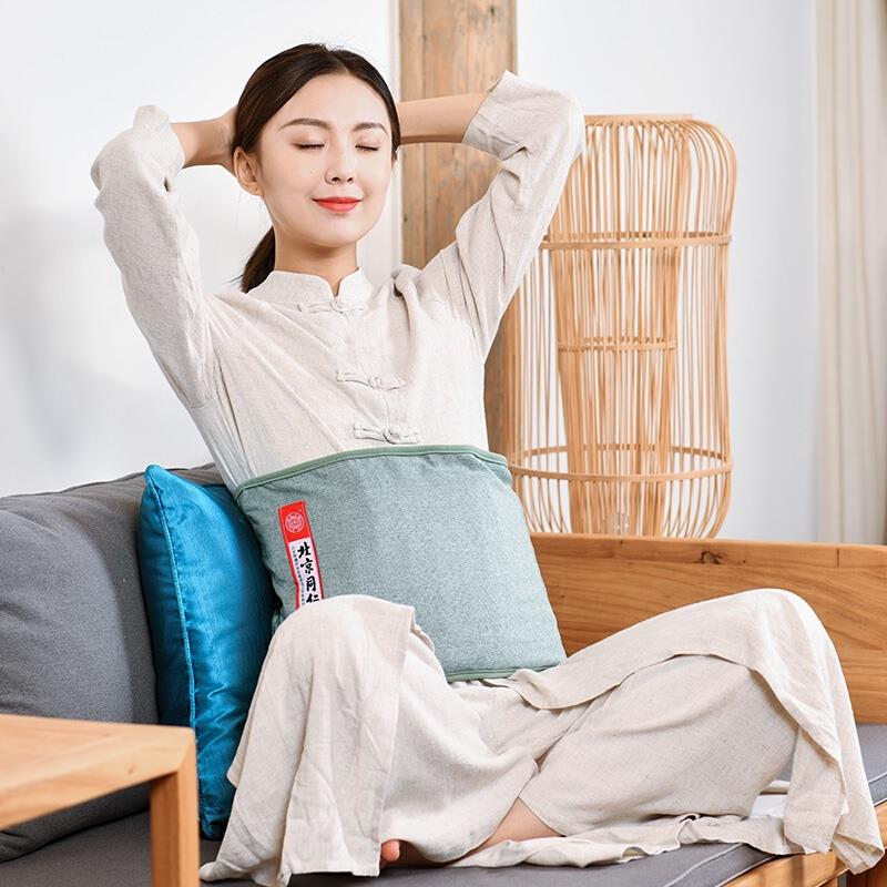 北京同仁袋海盐热敷电热艾叶艾草锗堂粗TRT-03L石盐理疗袋