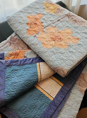 AB面83292双面可用 牛奶绒绗缝垫床 双人绗棉床盖床单款秋 冬床品