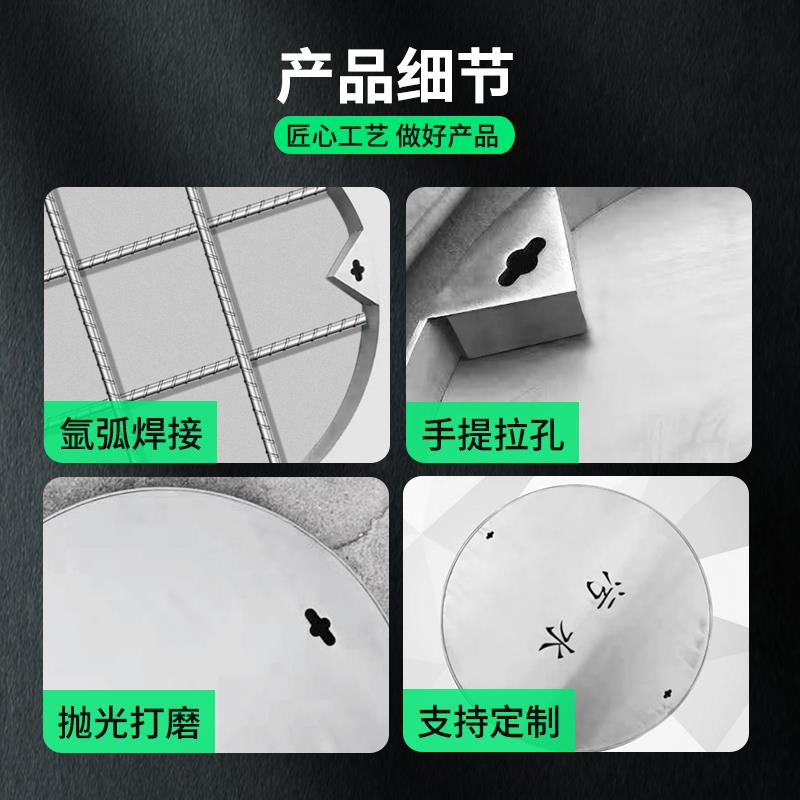 304不锈钢井JGYX盖圆形窨井饰方形隐形下道沙井盖盖污水雨水盖水