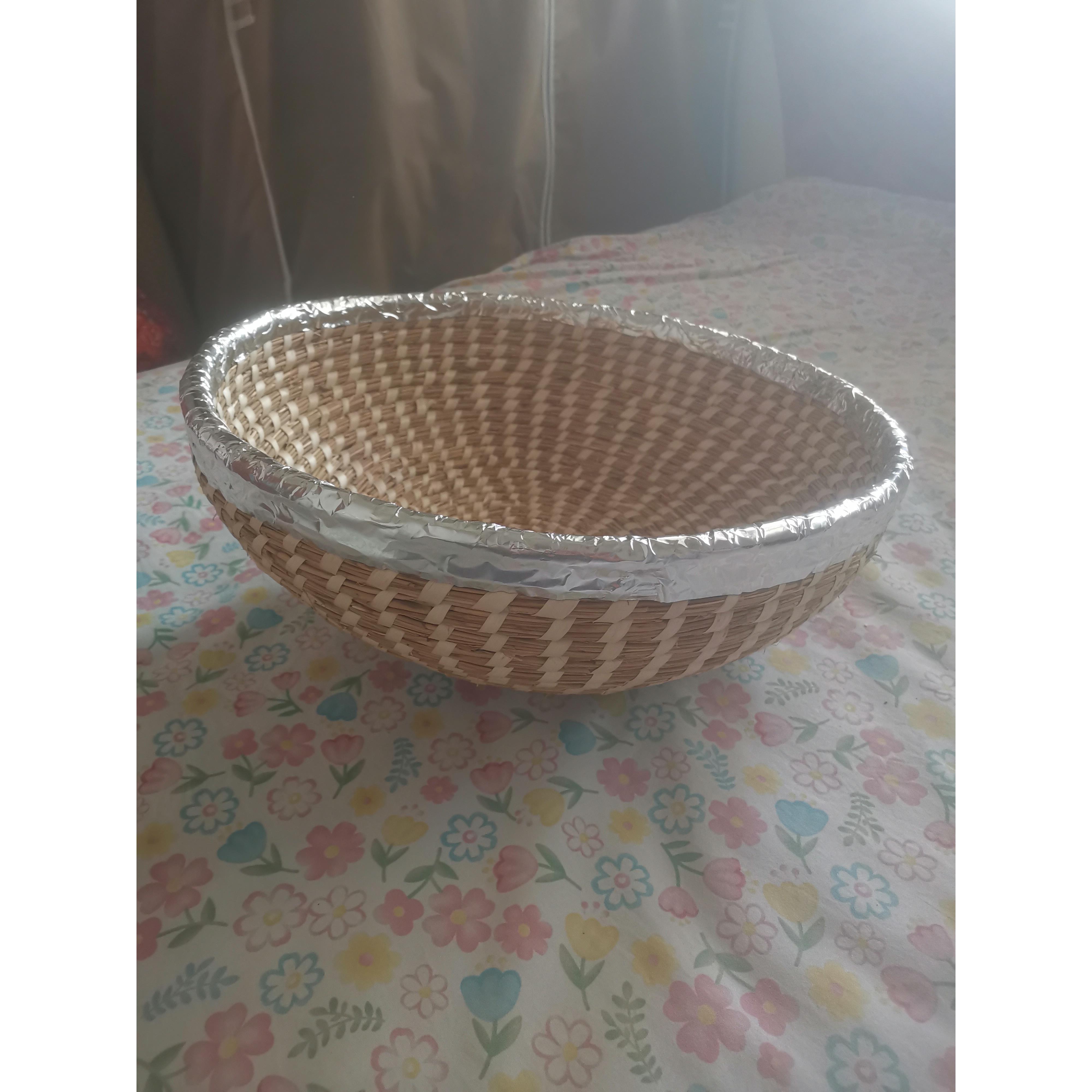 蒸农家地锅柴火灶蒸笼锅盖手工芦苇FXV锅编织草编蒸盖铁锅子大翁