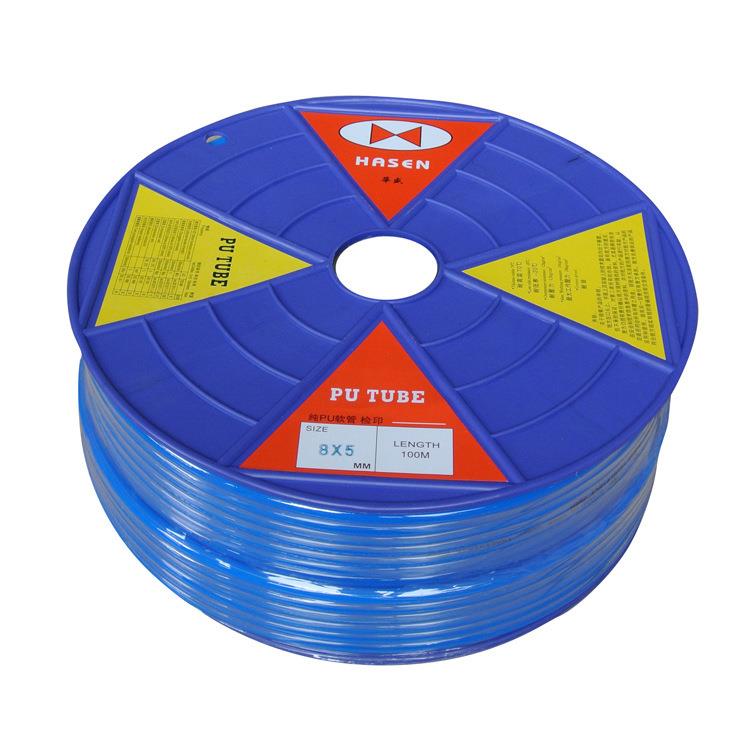 PU料气管6*4mm 8*5mm 10*6.5mm 12*8mm华盛气管外径直通空压机
