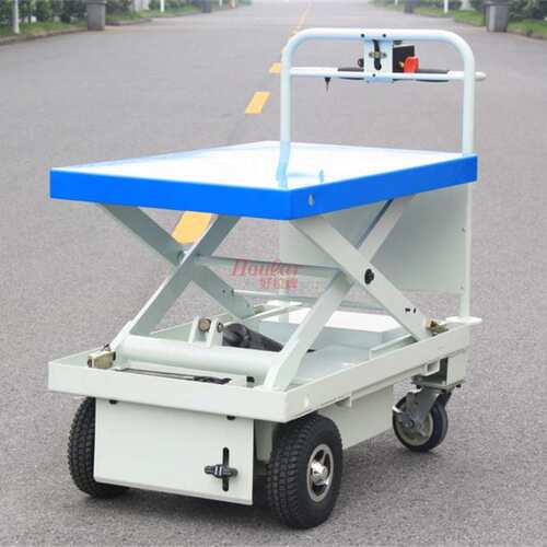 HG-109全电动平台车单叉电动升降平板车/POWER LIFT TABLE