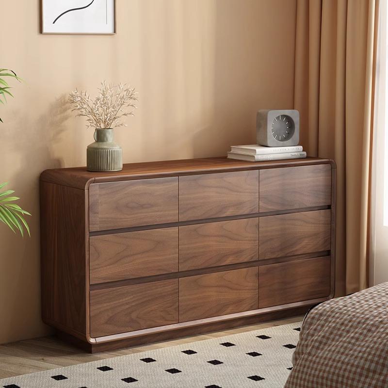 新中式实木斗柜收纳柜主卧床尾九斗柜客厅储物柜靠墙五斗柜组合柜