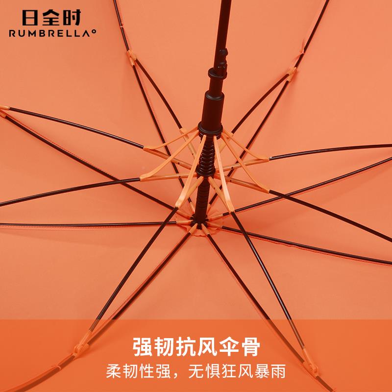 日全时儿长柄雨伞抗风暴伞双人男雨RU111100女童加大加厚暴雨车载