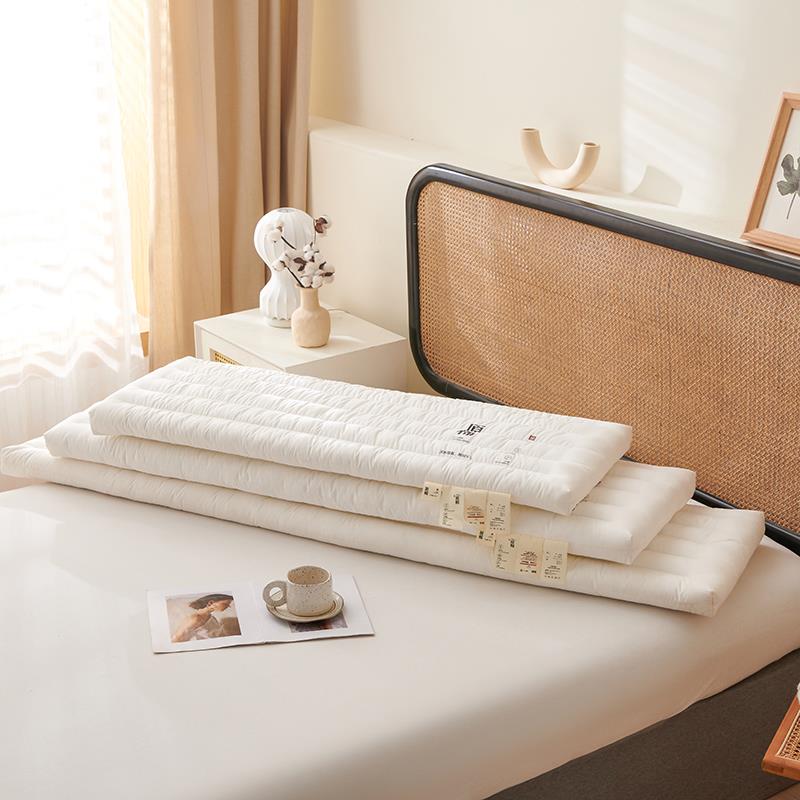 全棉羽丝绒慢YMT回弹护颈款双人5枕头枕芯定型枕10*48/210/18长0C