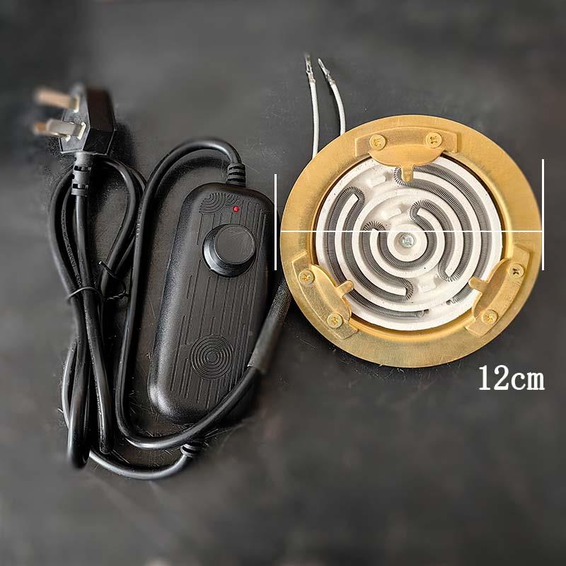 围OZZ炉煮茶电热炉芯罐热罐茶桌改电碳件炉发盘电功夫茶大功率配