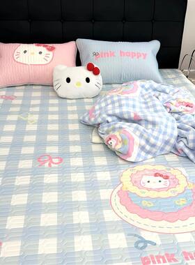 Hellokitty乳胶垫夏季冰丝垫宿清感NNV觉家凉生舍单件套三件学套