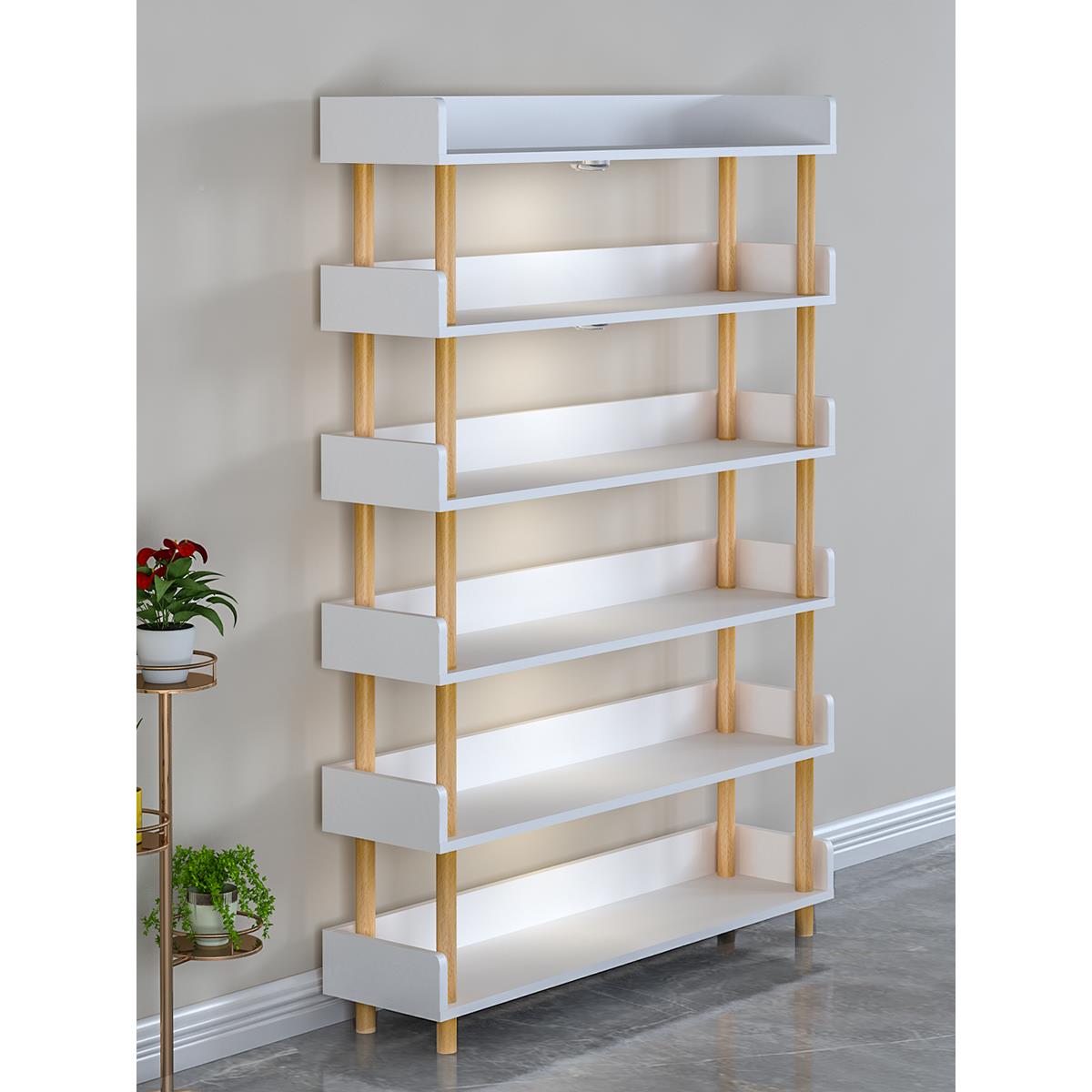 化妆品展示柜美院产邱先生（品陈列展店柜展柜美甲理容发置物架子