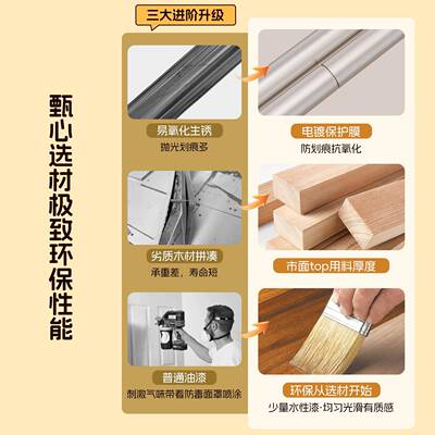 中MED古风衣帽架卧落室家地用收纳架可移动阳台晒开放式一体挂晾