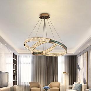 创意复式楼409别墅2旋转楼梯灯酒店堂工程灯204新款客厅大大吊年