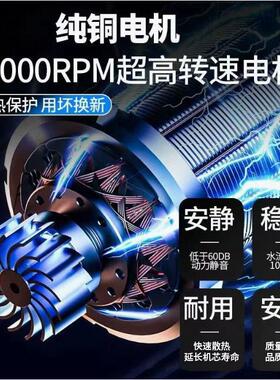 高洗压车水枪无洗线充电式车机家用大功率OJC高压水锂电便携洗车