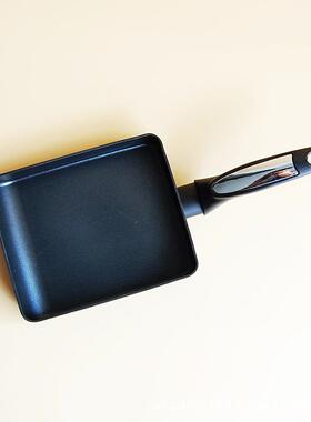 新款子玉烧平底锅烟/无不粘锅/油15X18CM锅/方形煎锅