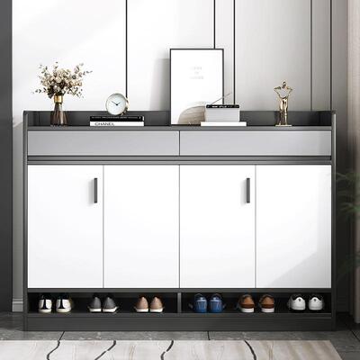 柜家用门室内带挂衣架34282一体储物柜新款关2口025爆款玄柜入门