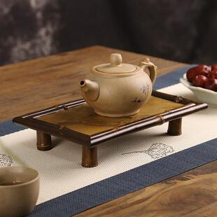 复桌古梅竹岩茶岩茶鹿台干泡紫台壶乘茶盘工夫茶911256具托盘家用