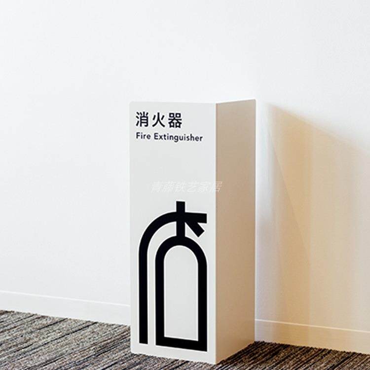 创意器消防灭火箱单只装纳装饰遮挡放985置架灭箱火器架子箱收子