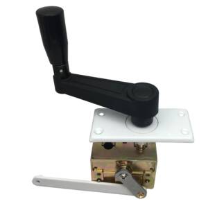 嵌入隐形开窗器机柜百叶开关幕墙工程手摇开窗机内藏式百叶开窗器