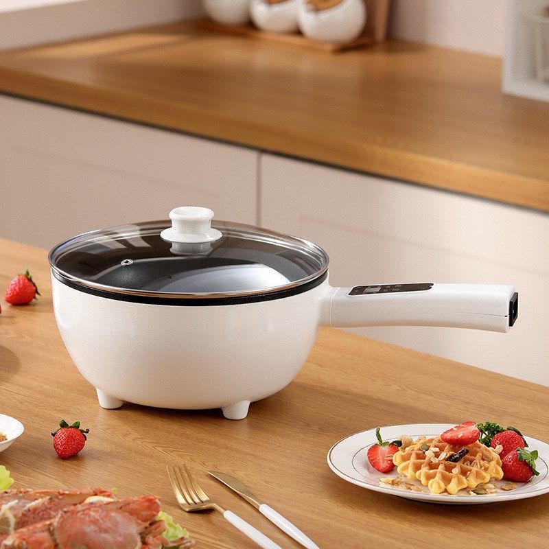 电炒锅家用炒菜锅一体式插电不粘锅多功能宿舍蒸煮电热料理润佰森