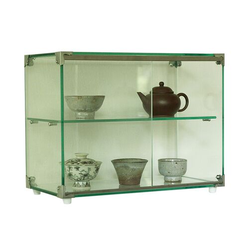 合行序 玻璃柜 茶器收纳展示柜 中古器皿陈列柜 复刻 日式昭和