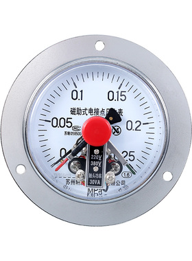 YXC100ZT0.25MPa面板式磁助压力表接点压力表电接点式轴向电