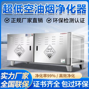 低空油烟净化器油烟机商用除烟处理器排烟环保餐饮烧烤净化器厨房