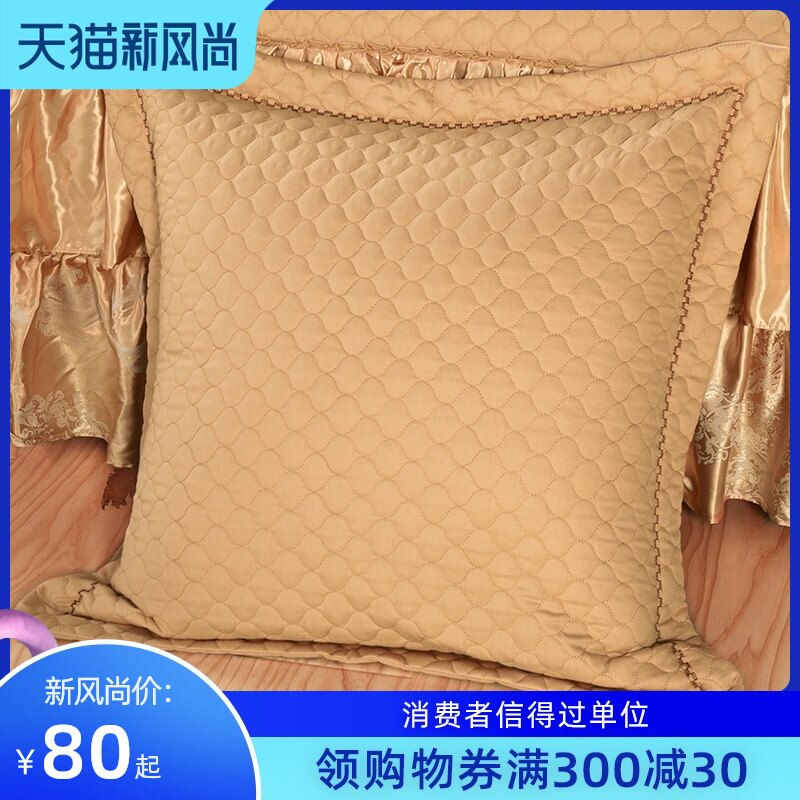 欧式沙发靠垫抱枕套正方形靠枕床头抱枕家用大靠背60x60夹棉加厚