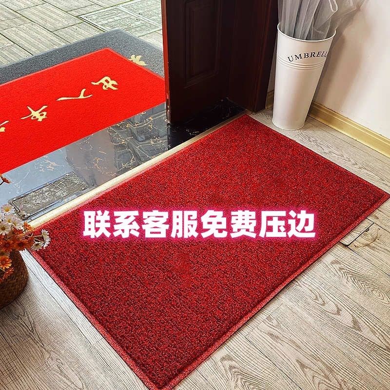 家用入门脚垫门口地毯牛筋底塑料丝圈进门酒店地垫门垫可裁剪定制图片