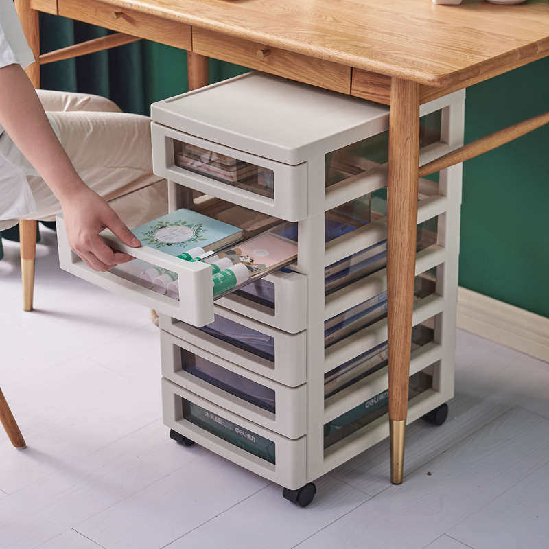 文件收纳柜b4柜子立式置物架物多层桌下a4抽屉式储落地纸箱盒矮柜