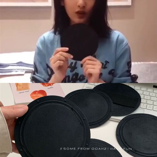 搓泥搓澡~宋祖儿推荐洗澡圆饼皮子 橡胶不伤肤带绑带去角质搓澡巾