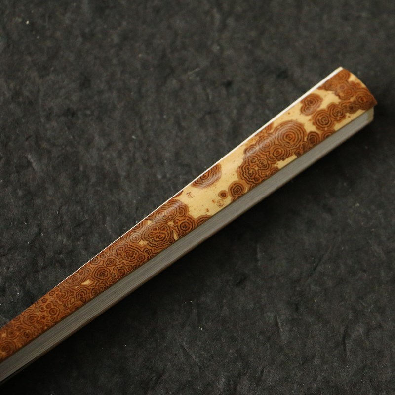 一物一拍云南湘妃竹开山老料纯手工精工制作翻轮琴方文人折扇竹扇