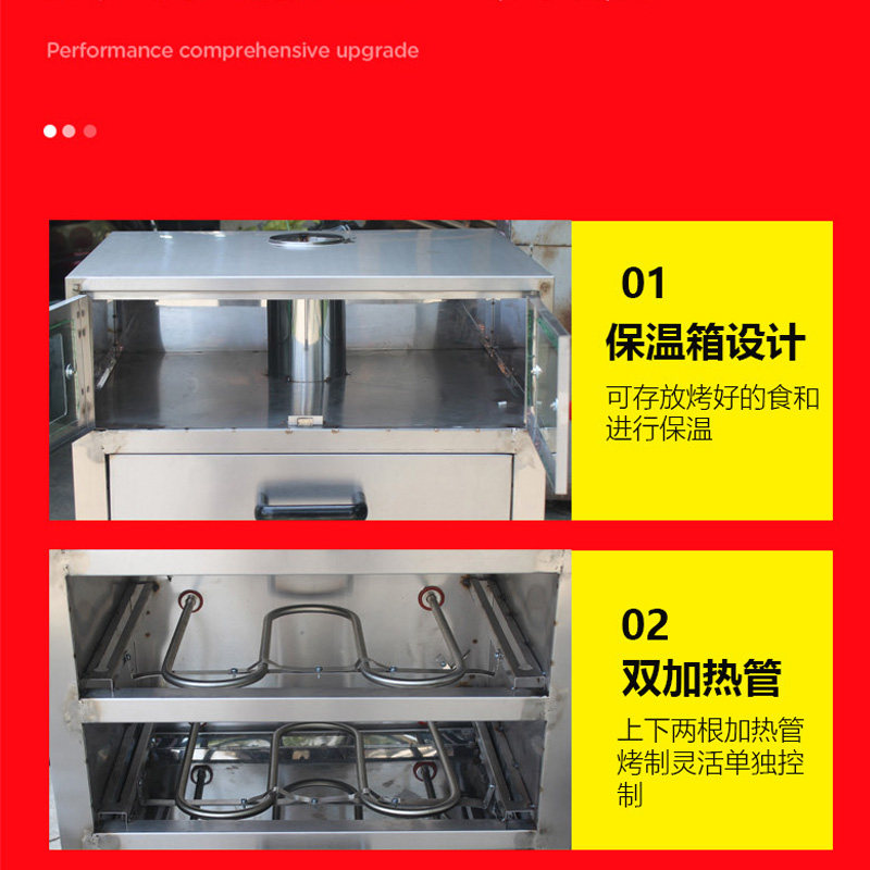 电热烤梨机商用冰糖烤梨机全自动恒温不锈钢烤红薯烤玉米炉子纯电