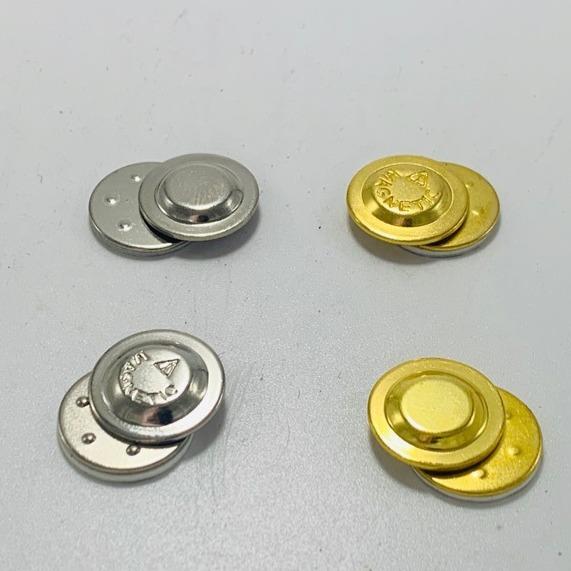 17mm形圆金属徽章磁磁253铁扣强力磁性胸牌草帽扣号工牌性配件