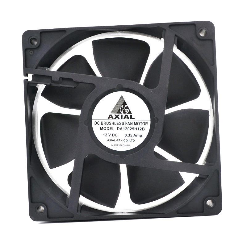 12025散热风扇12cm直流扇120*120*25mm可替DeltaFFB1212工业风扇