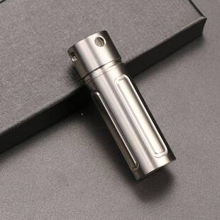 纯钛你金属收仓防水罐户外人纳急FST16救药瓶药盒迷随身老携带旅