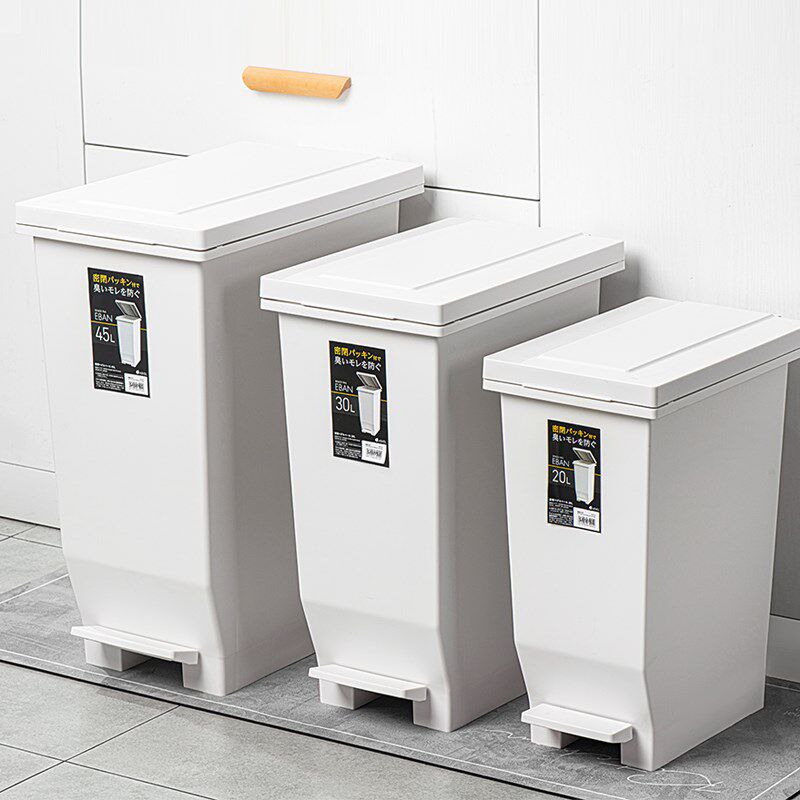 asvel进口垃圾桶脚踏式家用厨余大号脚踩分类垃圾筒客厅卧室