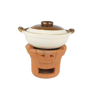 炭炉木炭火锅老式陶土红泥风炉烧烤商用户外复古火炉取暖小炉土灶