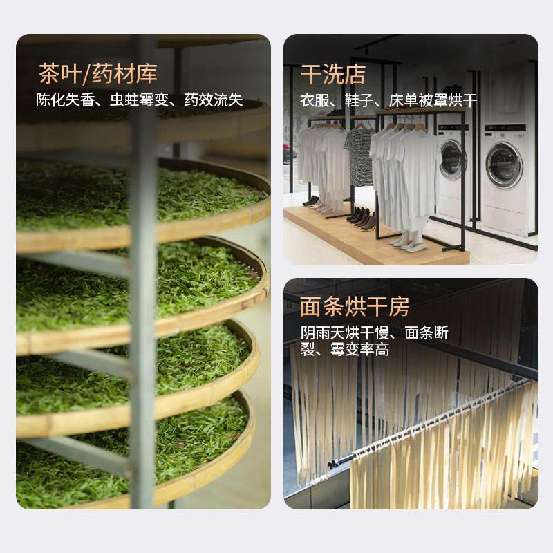 美资升耐高温除湿机烘房干洗店干SWHK5192木材面条升烘干温抽温湿