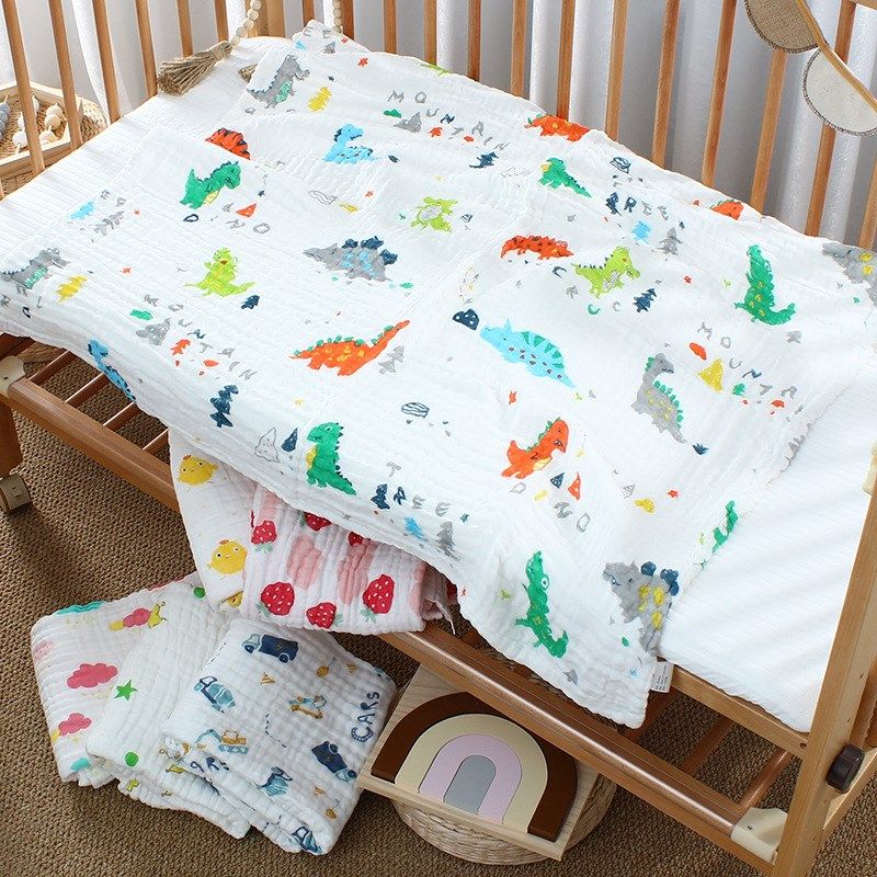 六层水洗棉普密纱布婴幼少儿浴巾宝宝盖毯卡通印花毛巾被吸水透气,居家布艺,酒店毛巾浴巾,淘宝优惠券,粉丝福利购,淘宝优惠卷