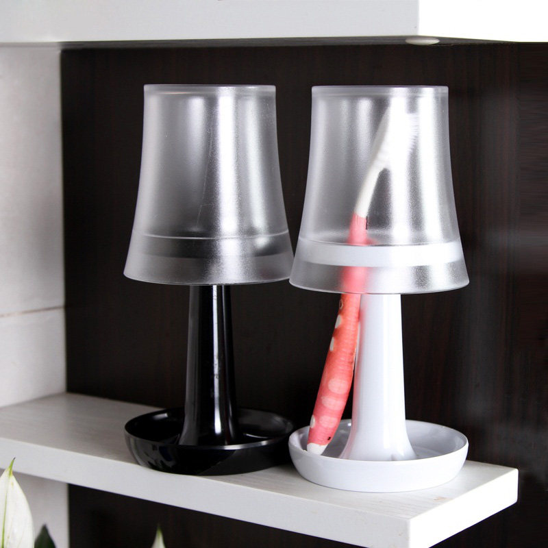 台灯式双人牙刷架漱口杯组合套装 创意坐式牙具座 卫生间洗漱套装,家庭/个人清洁工具,牙刷架/牙具座,淘宝优惠券,粉丝福利购,淘宝优惠卷