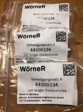 WORNER附件44000134 全新现货